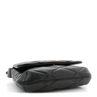 Saint Laurent Lambskin Quilted Le 57 Diamond Shoulder Bag Black 4 of 10