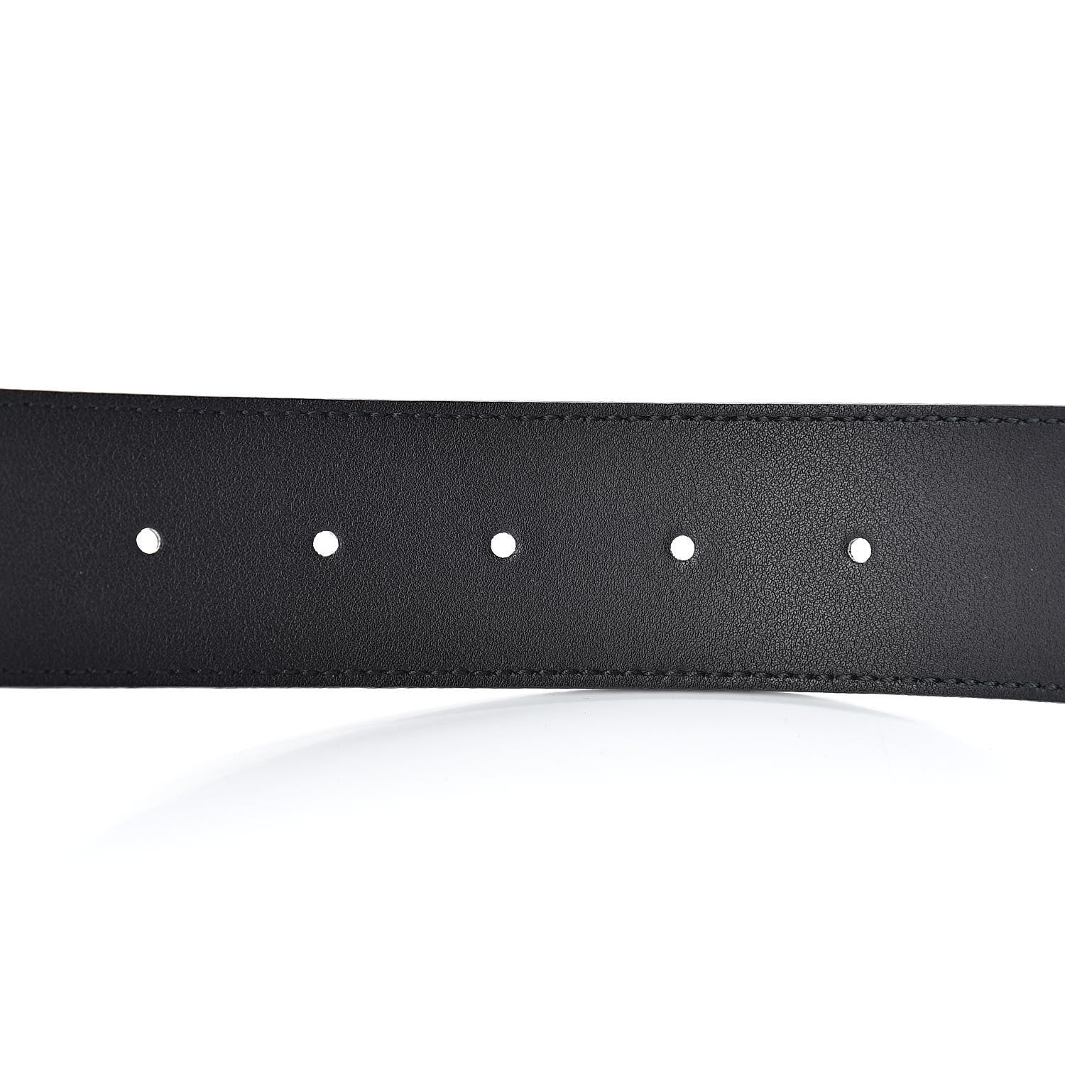 Gucci Textured Calfskin Double G 40mm Belt 110 44 Black 6 of 7