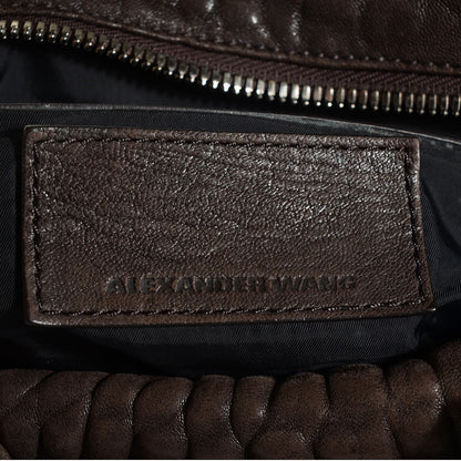 Alexander Wang Pebbled Lambskin Rocco Espresso 6 of 7