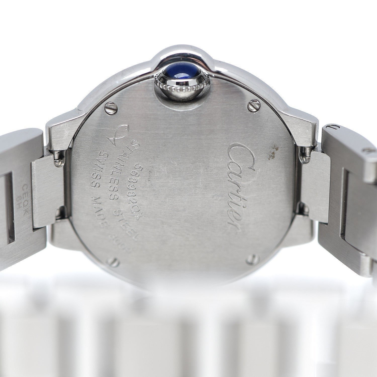 Cartier Stainless Steel 28mm Ballon Bleu De Quartz Watch 4 of 5