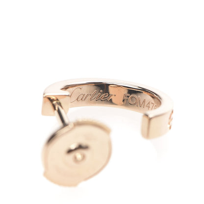 Cartier 18K Pink Gold Small LOVE Hoop Earrings 4 of 7