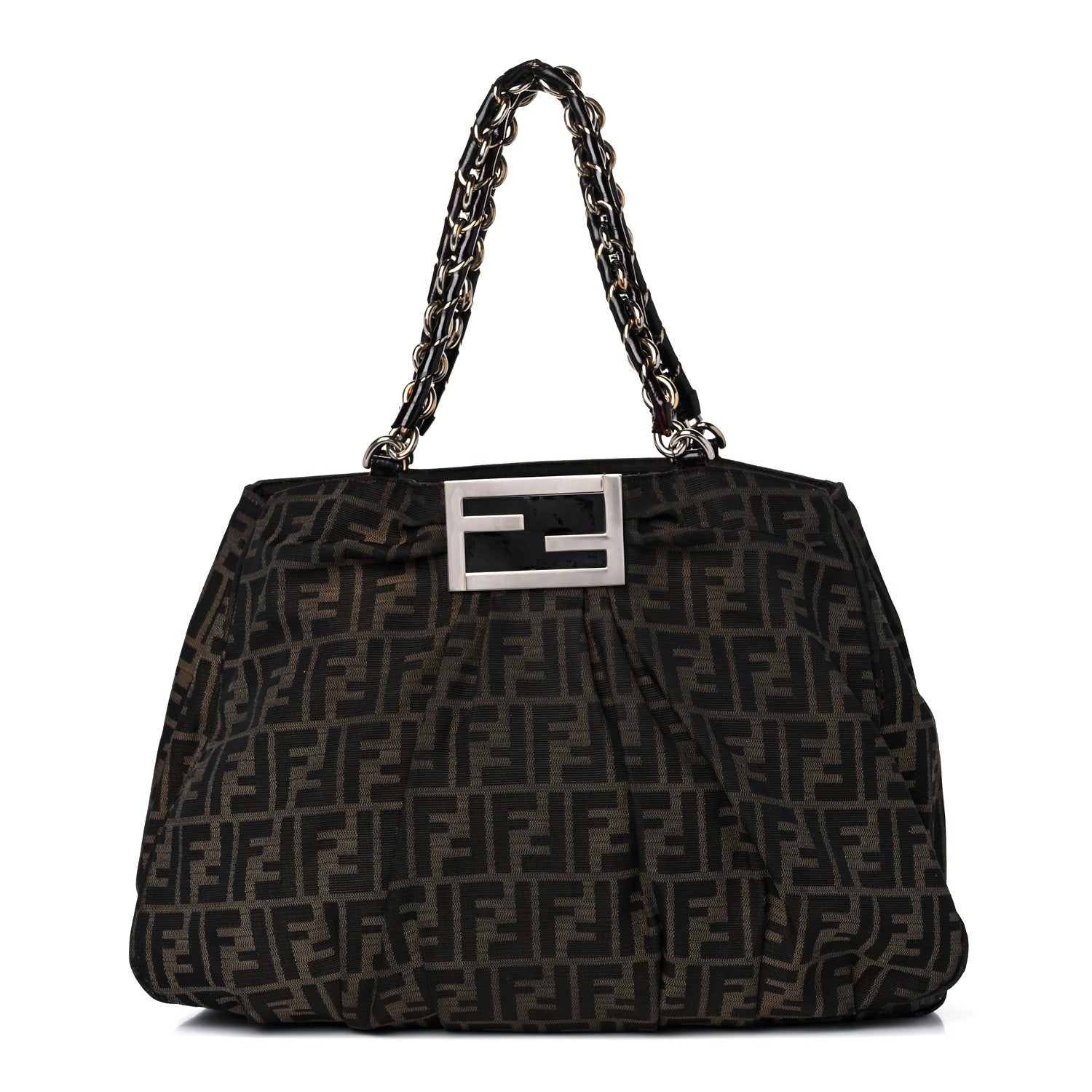 Fendi Zucca Mia Tote Tobacco 1 of 18