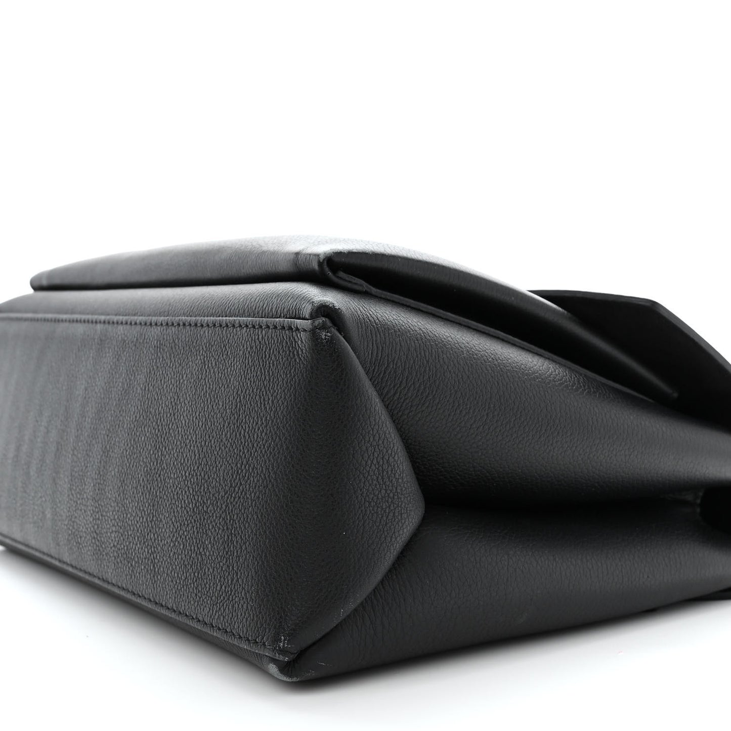 Soft Calfskin My Lockme Top Handle Black