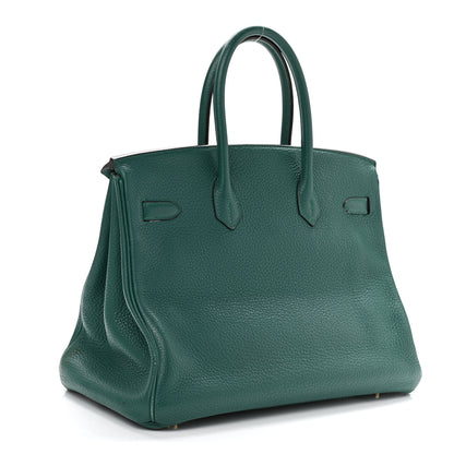 Hermes Togo Birkin 35 Malachite 2 of 23
