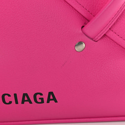 Balenciaga Calfskin XS Triangle Duffle Acid Pink 11 of 11