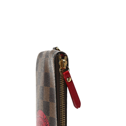 Louis Vuitton Damier Ebene Complice Trunks and Bags Wallet Red 7 of 7