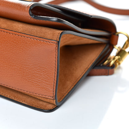 Givenchy Goatskin Small GV3 Shoulder Bag Chestnut 8 of 11