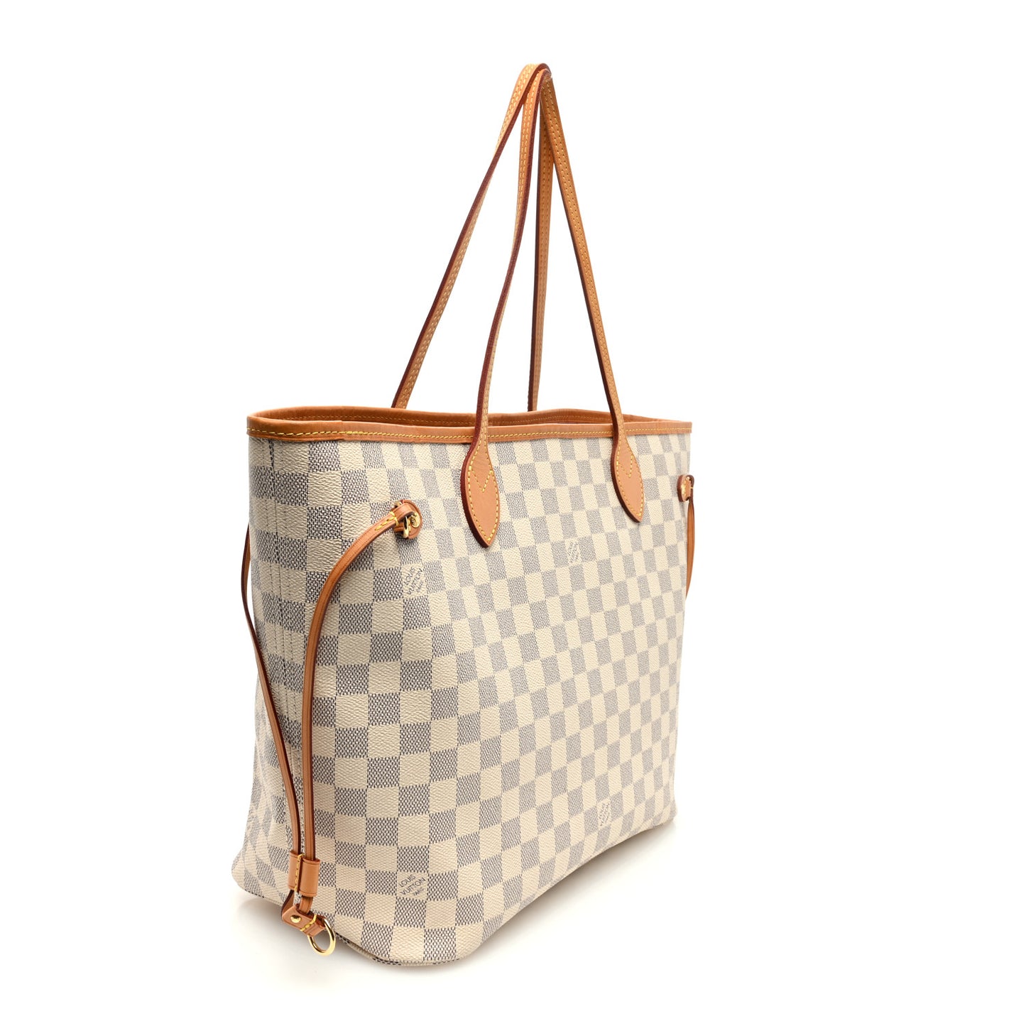Damier Azur Neo Neverfull MM Rose Ballerine