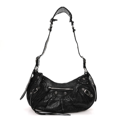 Balenciaga Agneau Arena Small Le Cagole Shoulder Bag Black 1 of 10