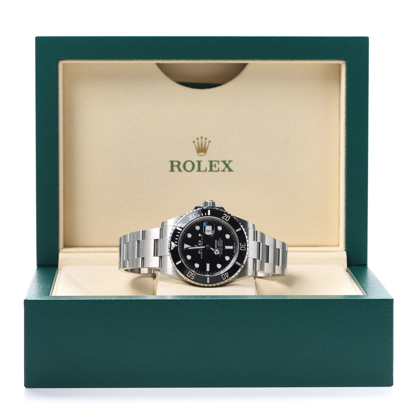 Stainless Steel 41mm Oyster Perpetual Submariner Date Watch Black 126610LN