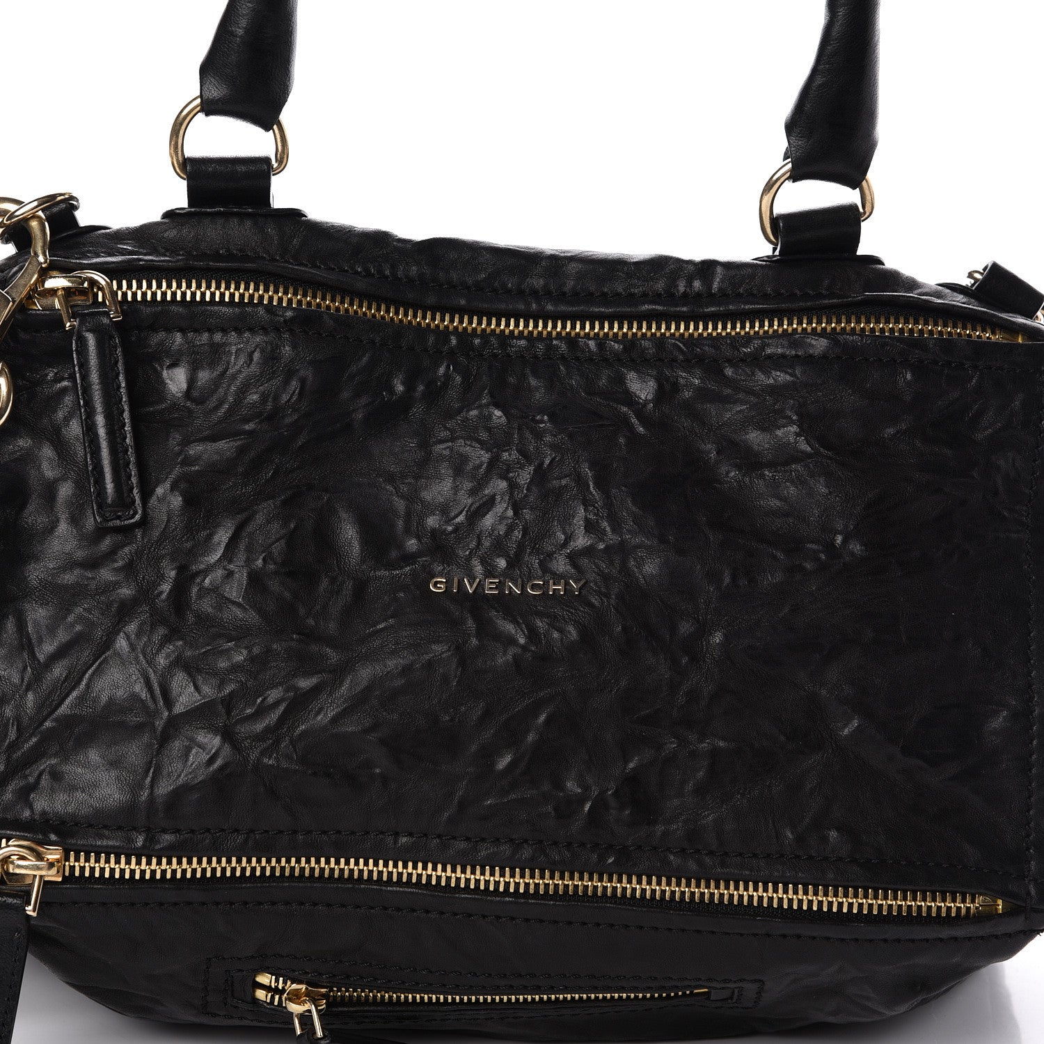 Givenchy Tumbled Sheepskin Medium Pandora Bag Black 8 of 10