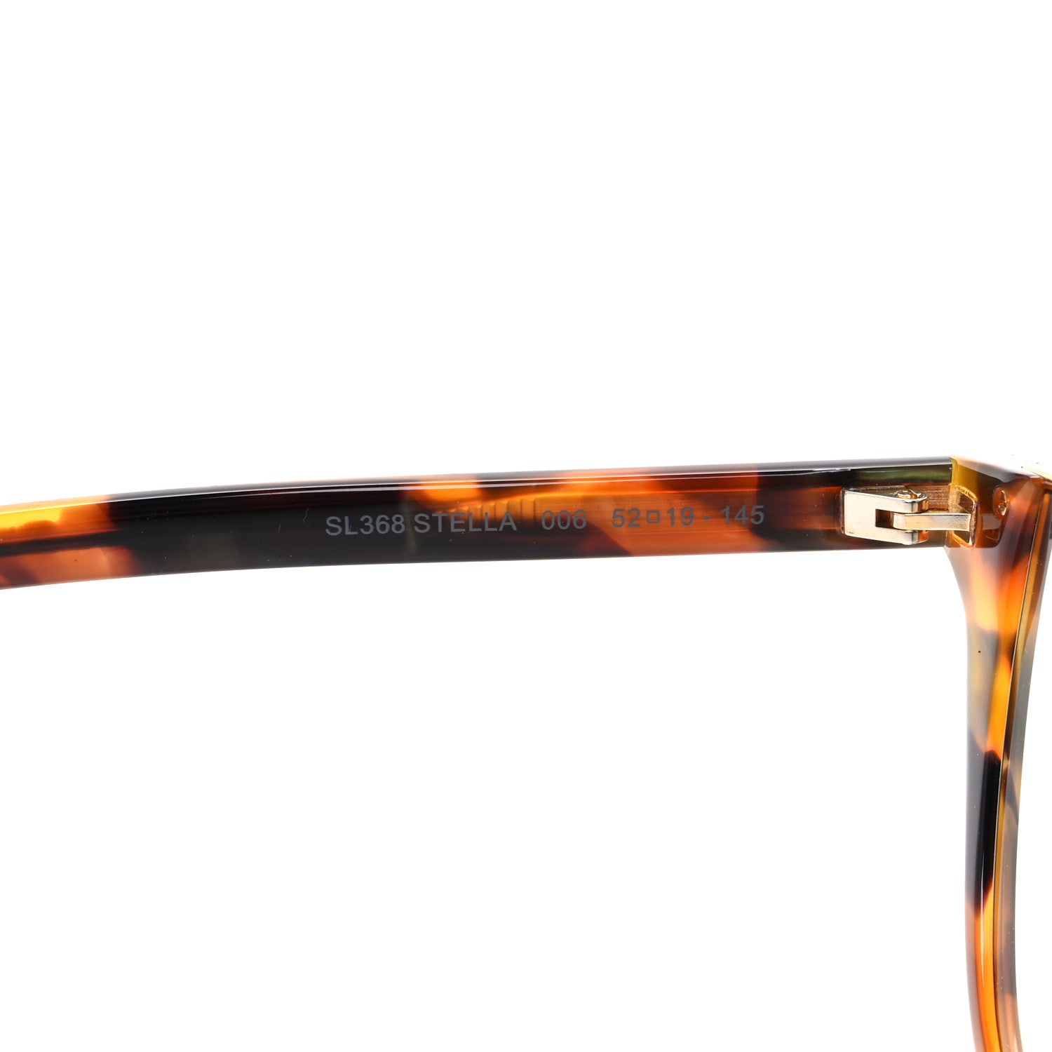 Saint Laurent Rimless Top Cat Eye Stella SL368 Sunglasses Tortoise 6 of 7