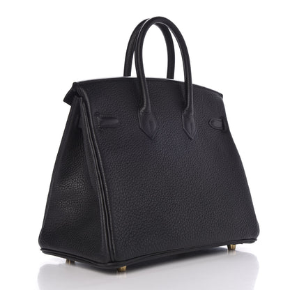 Hermes Togo Birkin 25 Black 3 of 33