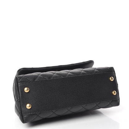 Chanel Caviar Quilted Mini Coco Handle Flap Black 4 of 10