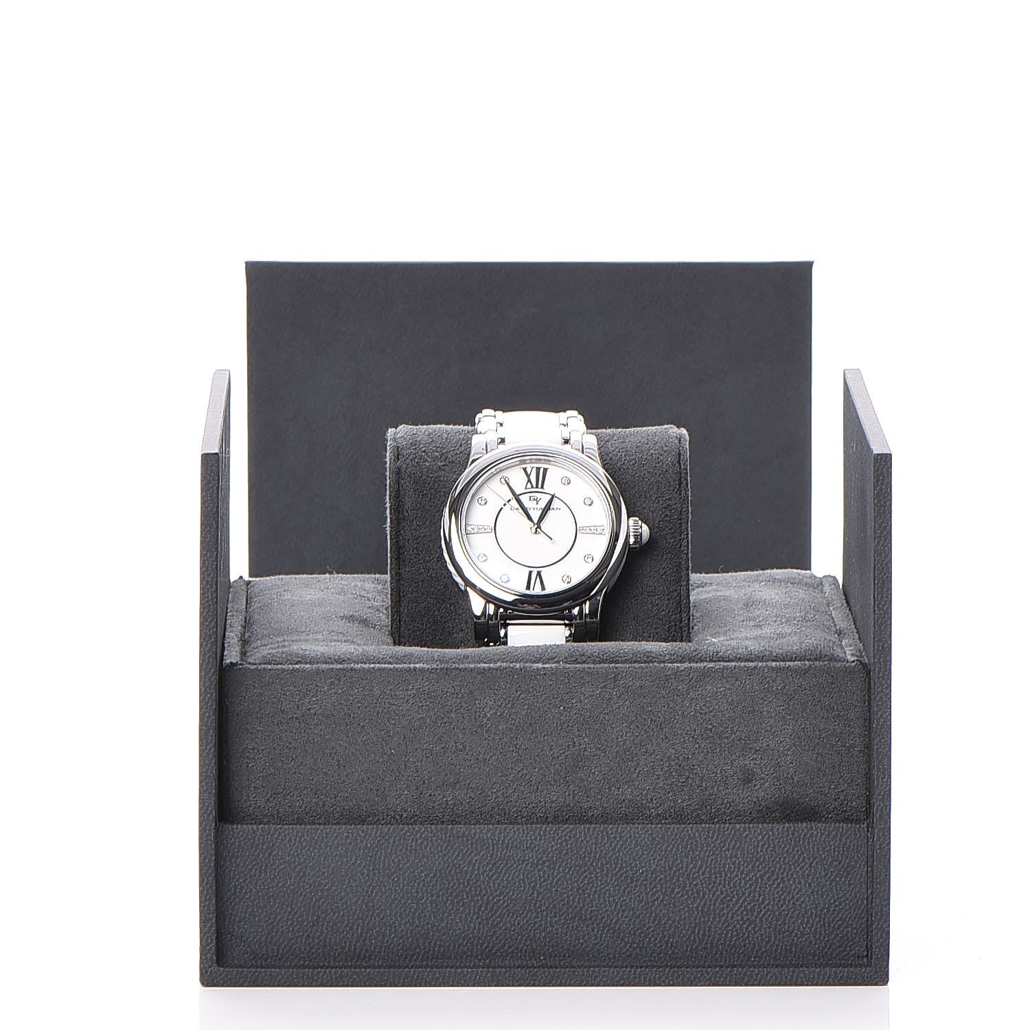 David Yurman Stainless Steel Ceramic Diamond 38mm Classic Quartz Watch White 11 of 11