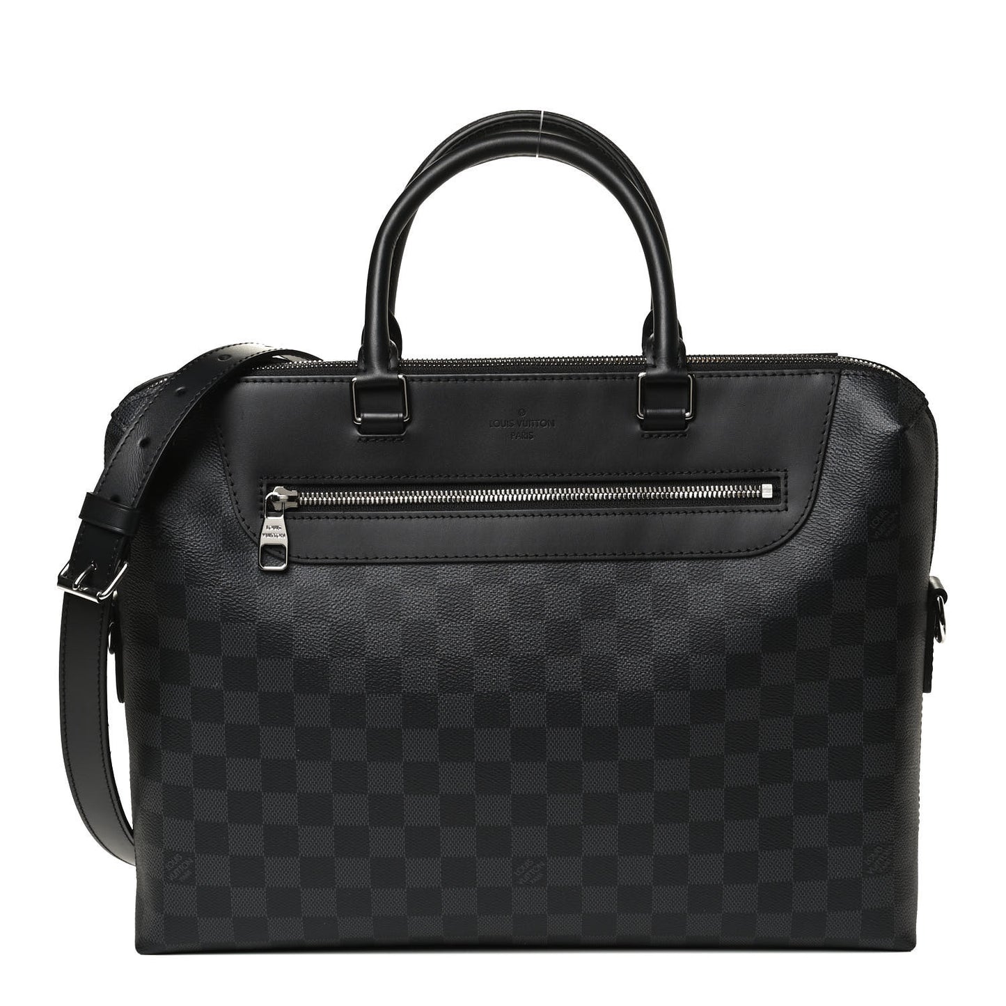 Damier Graphite Porte-Documents Jour
