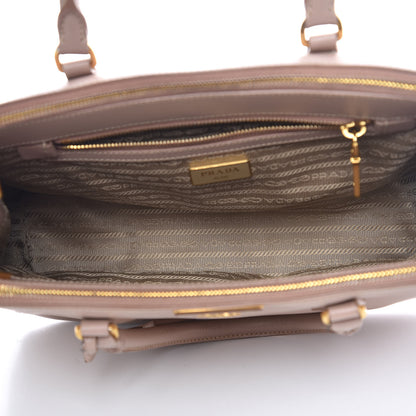 Prada Saffiano Small Galleria Double Zip Tote Cammeo 6 of 17