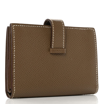 Hermes Epsom Mini Bearn Wallet Etoupe 3 of 8