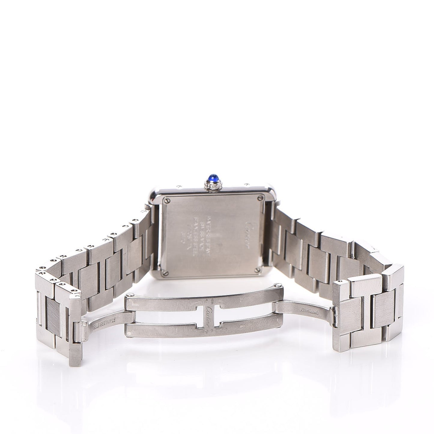 Stainless Steel 24mm Tank Solo Quartz Watch