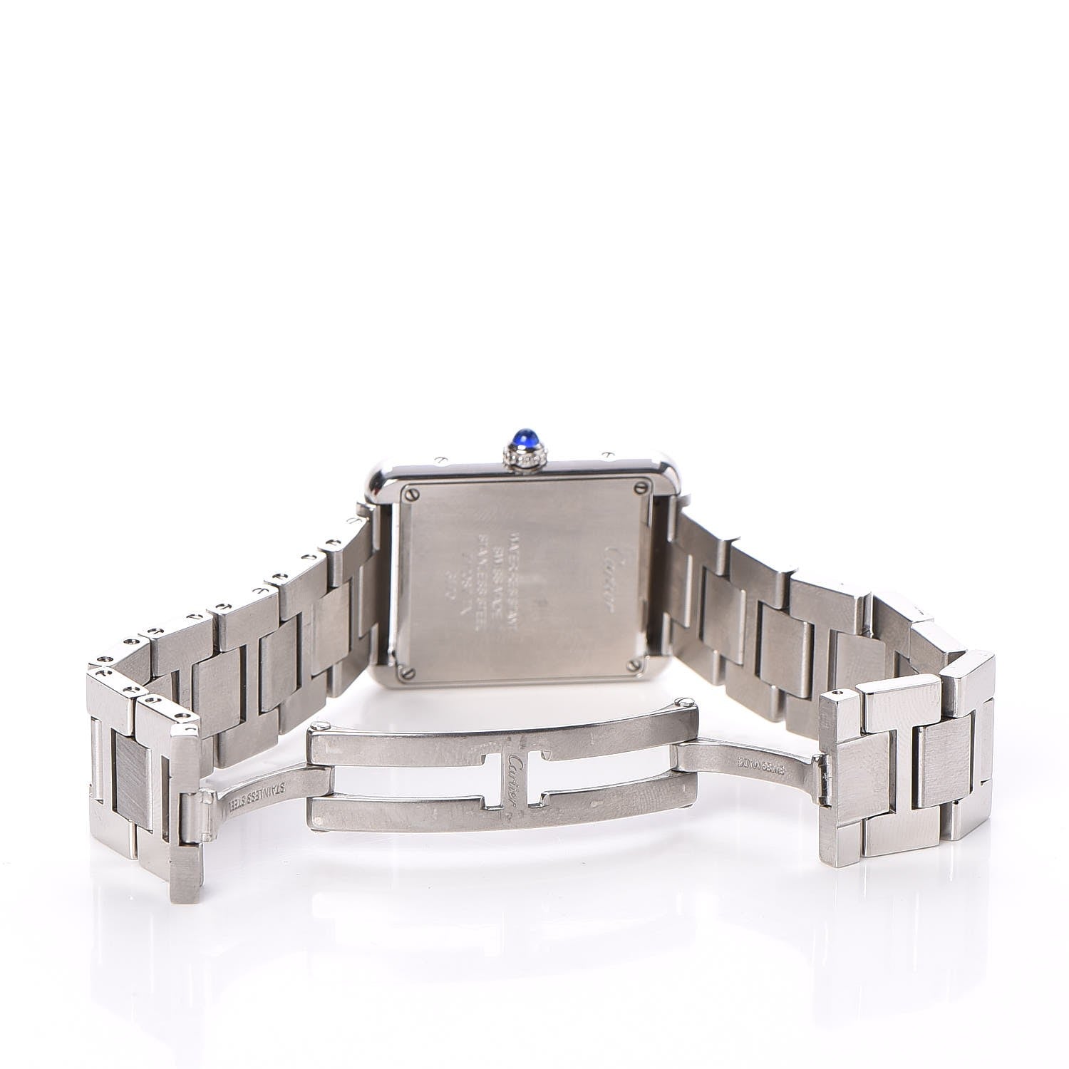 Cartier Stainless Steel 24mm Tank Solo Quartz Watch 6 of 11