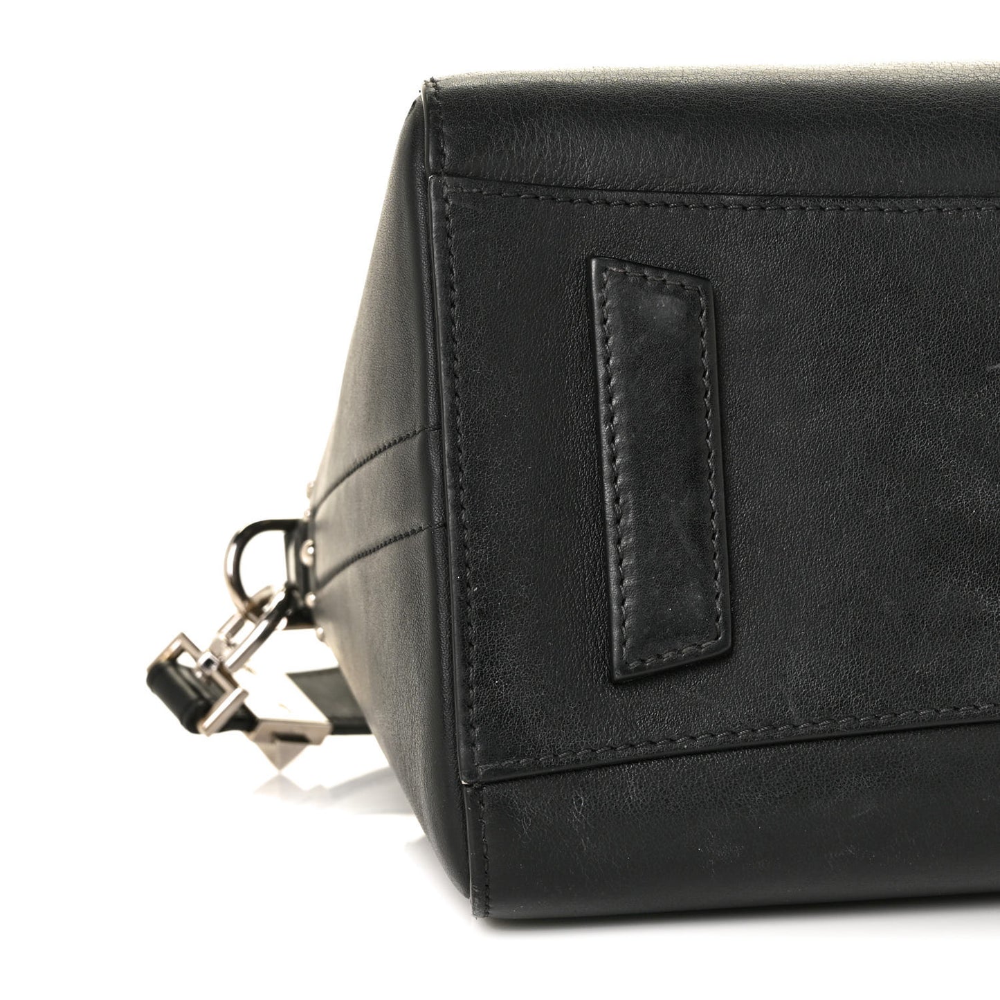 Smooth Calfskin Small Studded Antigona Black