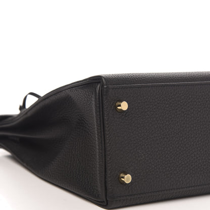 Hermes Togo Matte Alligator Kelly Retourne Touch 32 Black 8 of 11