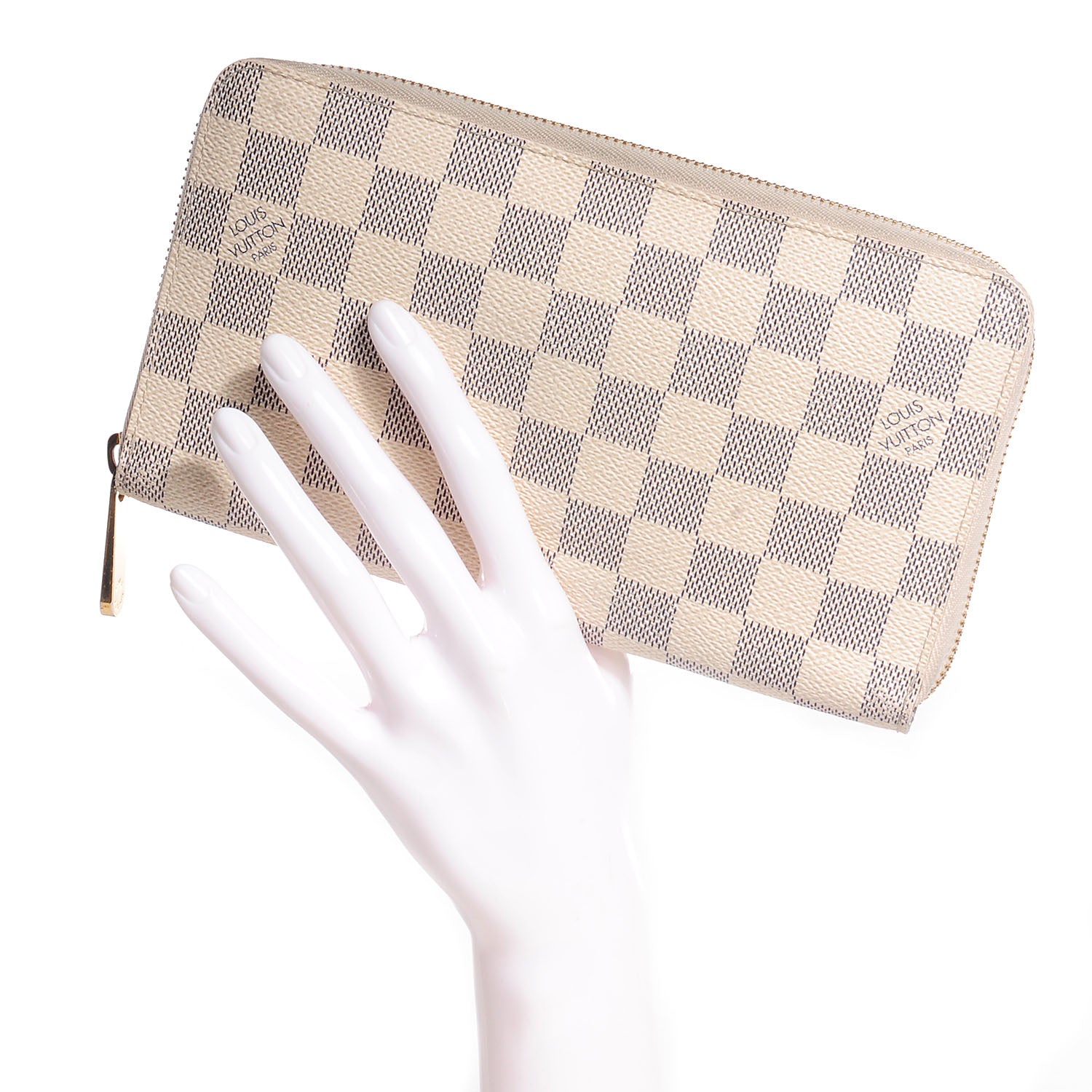 Louis Vuitton Damier Azur Zippy Organizer Wallet 2 of 7