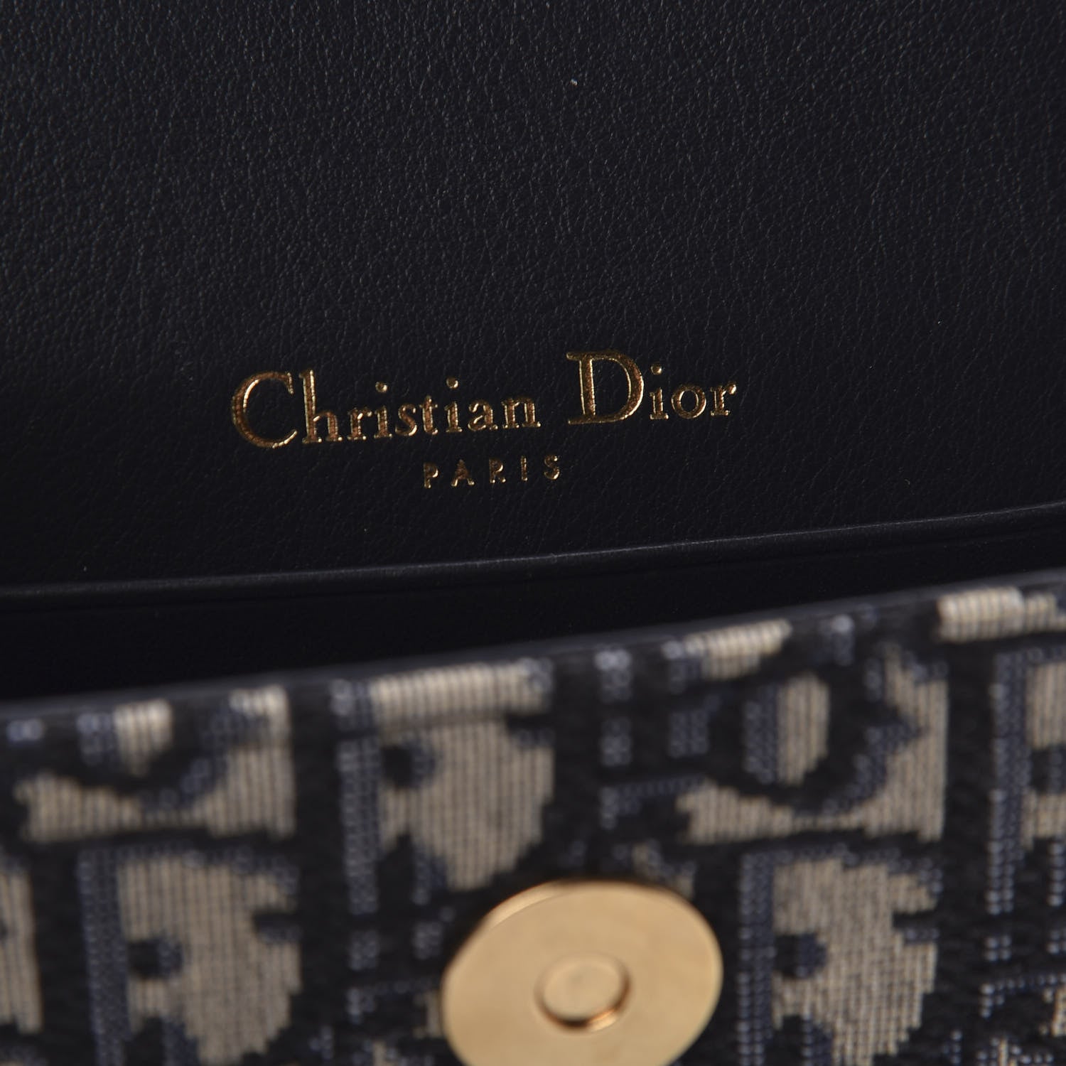 Christian Dior Oblique Saddle Belt Bag Blue 6 of 9