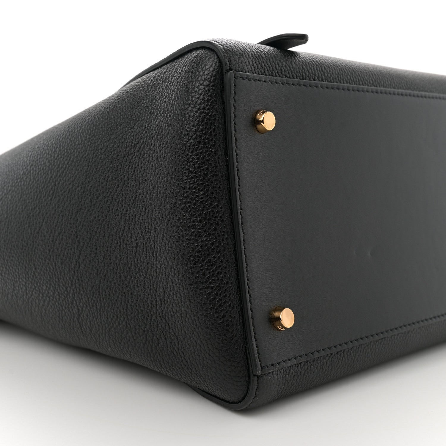 Tom Ford Grained Calfskin Buckle Tote Black 9 of 10