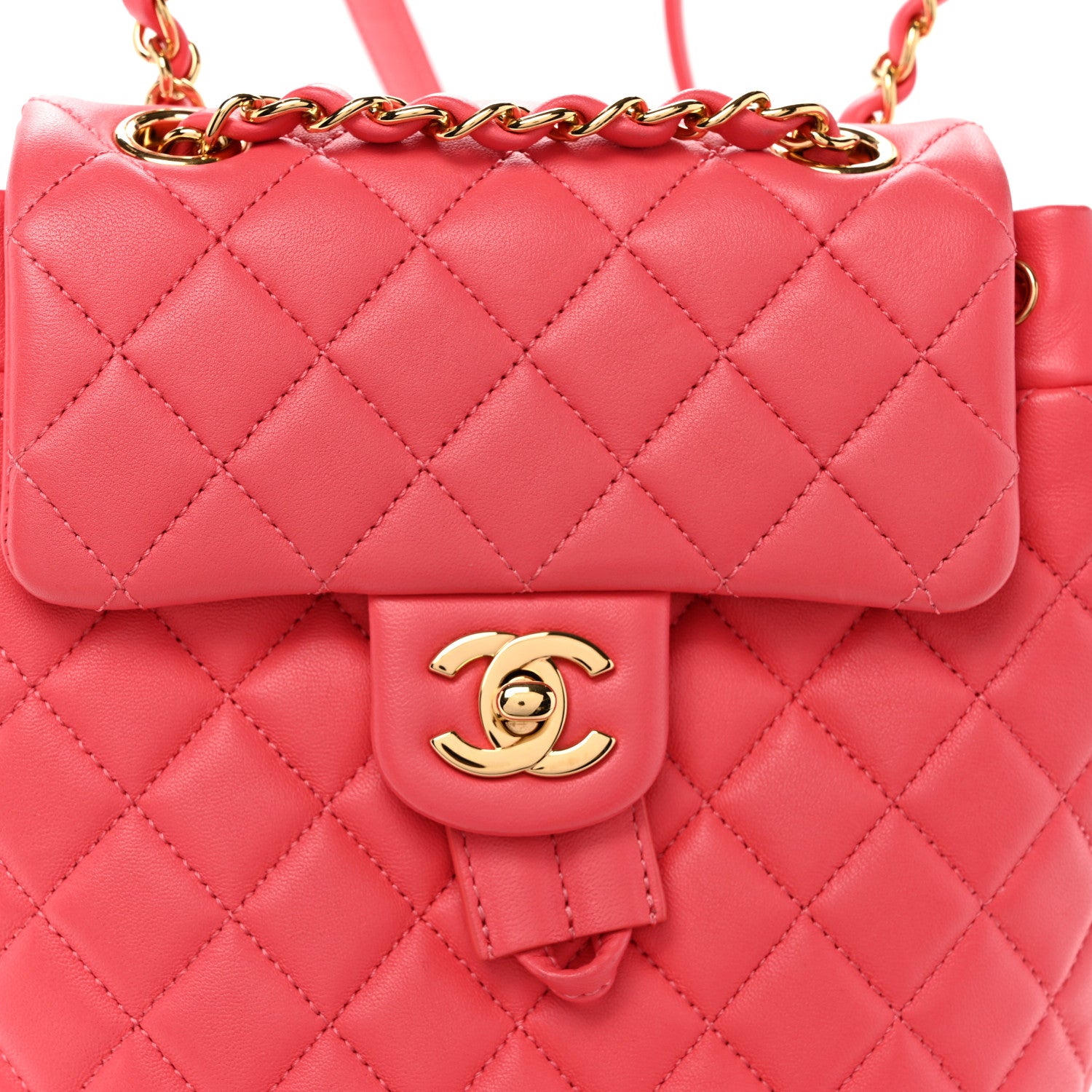 Chanel Lambskin Quilted Mini Urban Spirit Backpack Pink 8 of 11