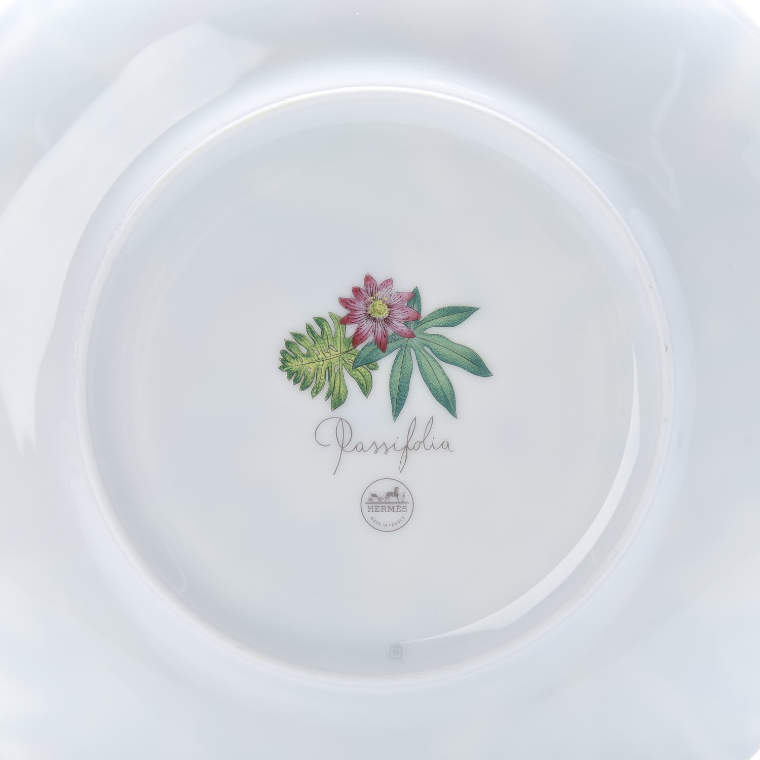 Hermes Porcelain Passifolia Dessert Plate N°2 Set of 2 4 of 6