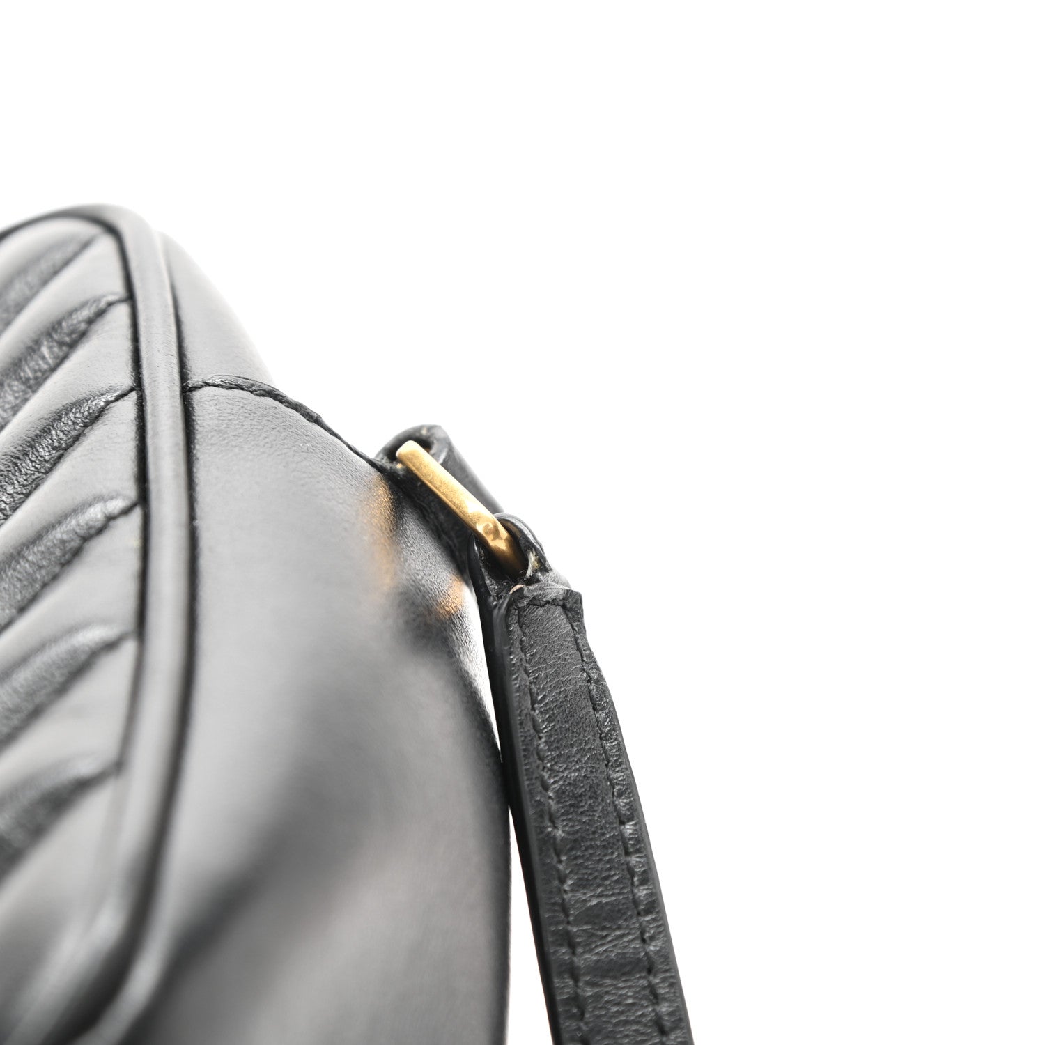 Saint Laurent Calfskin Matelasse Monogram Lou Camera Bag Black 21 of 21
