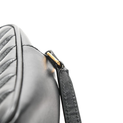 Saint Laurent Calfskin Matelasse Monogram Lou Camera Bag Black 21 of 21
