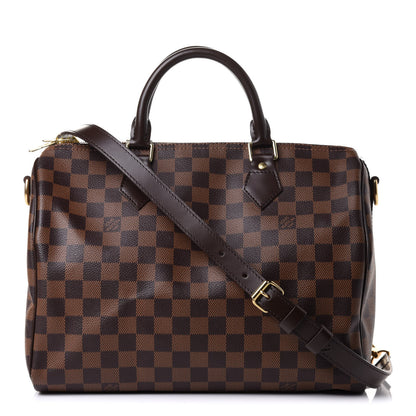 Louis Vuitton Damier Ebene Speedy Bandouliere 30 1 of 10