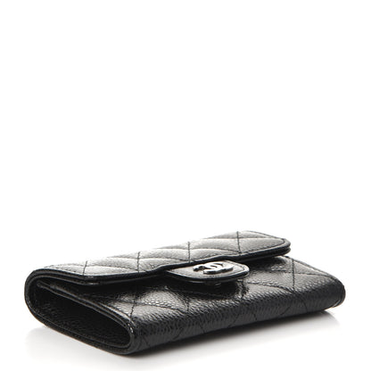 Chanel Caviar Quilted Flap Card Holder Black 4 of 9