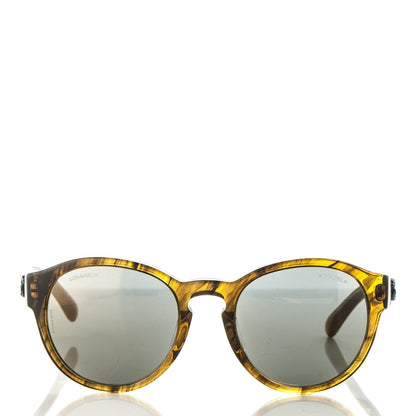 Chanel Acetate Pantos Fall CC Sunglasses 5359-A Green Grey 2 of 6