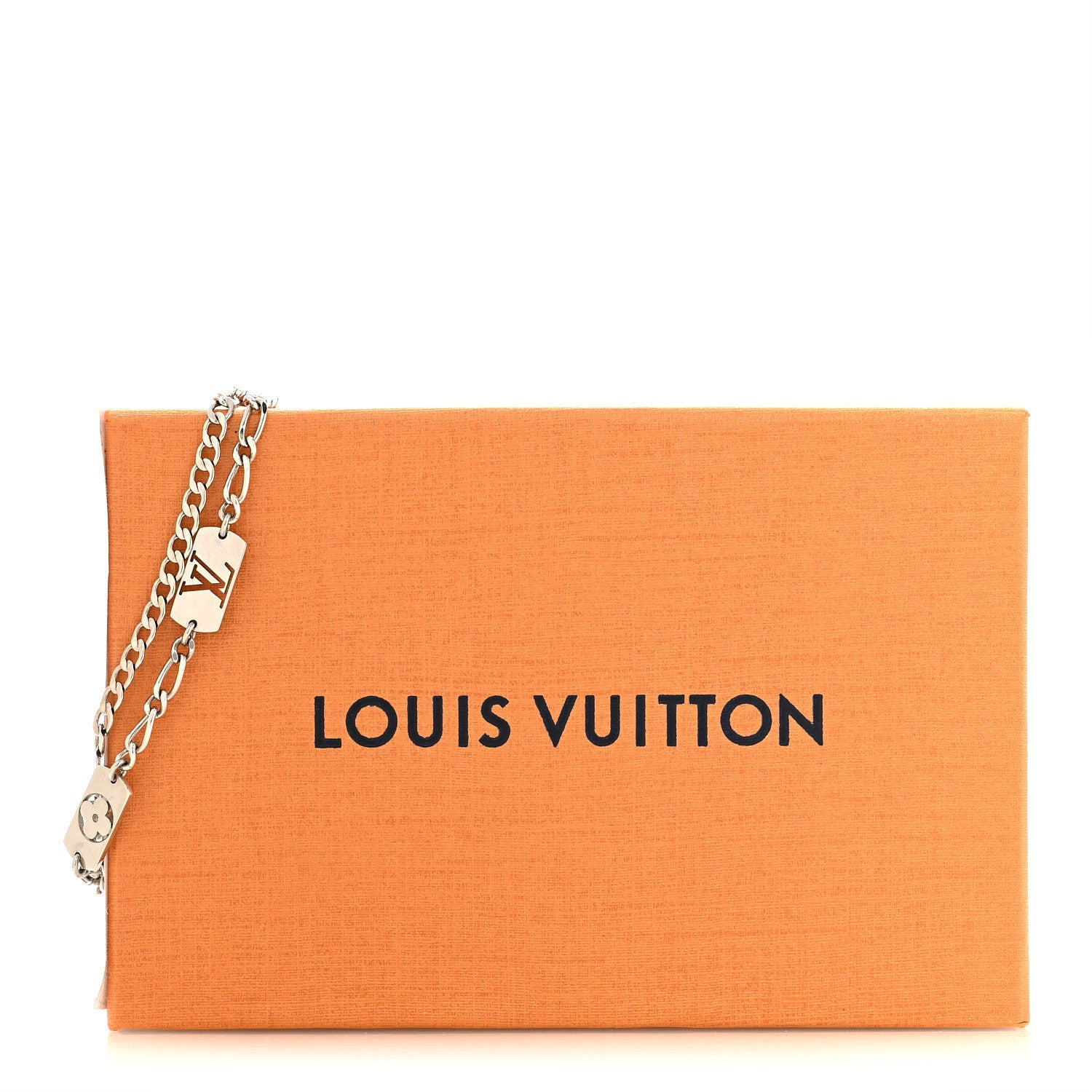 Louis Vuitton Monogram LV Double Chain Bracelet Silver 6 of 6