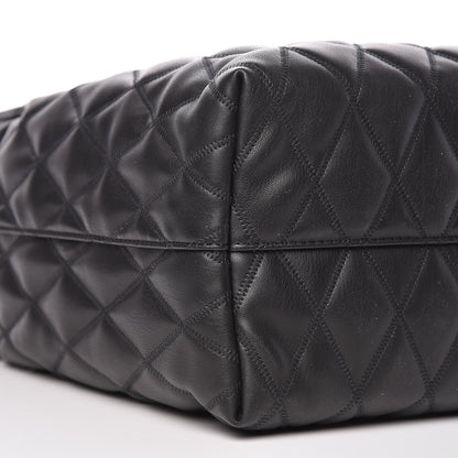 Givenchy Rubber Effect Canvas Quilted Duo Shopper Tote Black 9 of 11