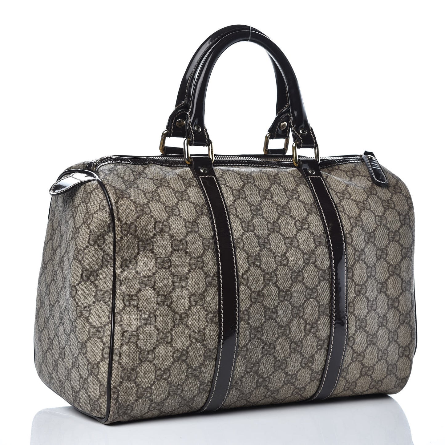 GG Plus Monogram Medium Joy Boston Dark Brown