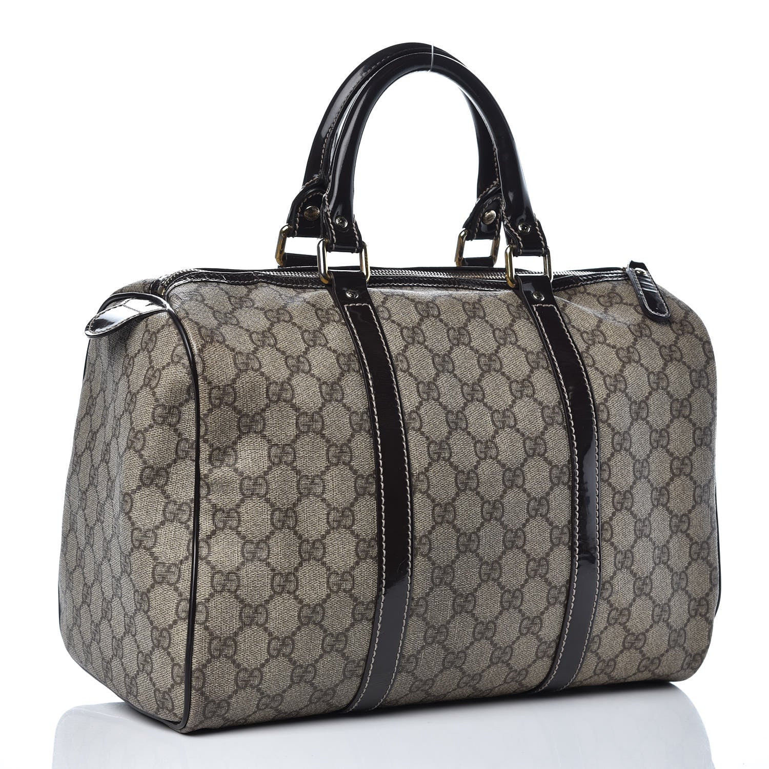 Gucci GG Plus Monogram Medium Joy Boston Dark Brown 3 of 11