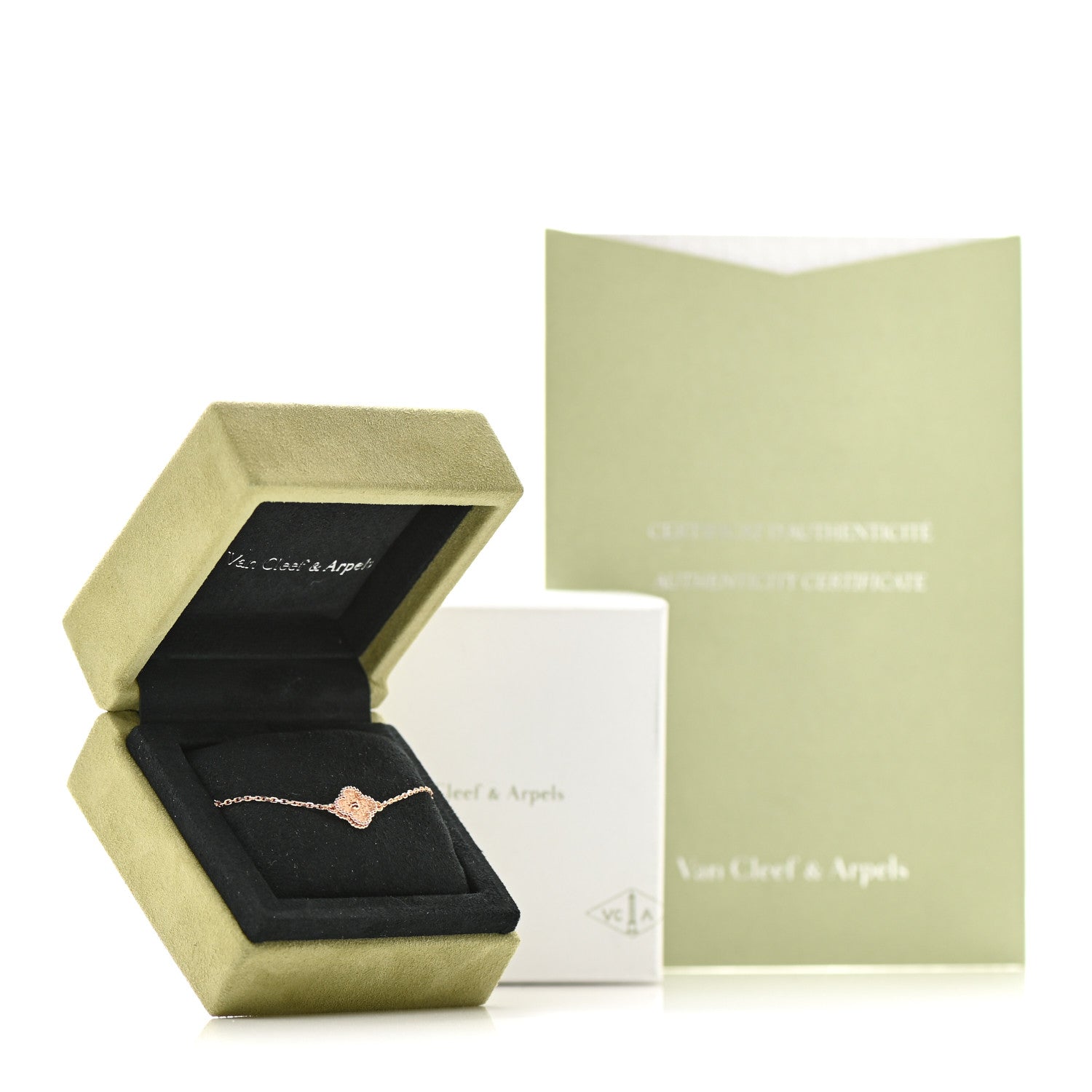 Van Cleef & Arpels 18K Rose Gold Sweet Alhambra Bracelet 5 of 5
