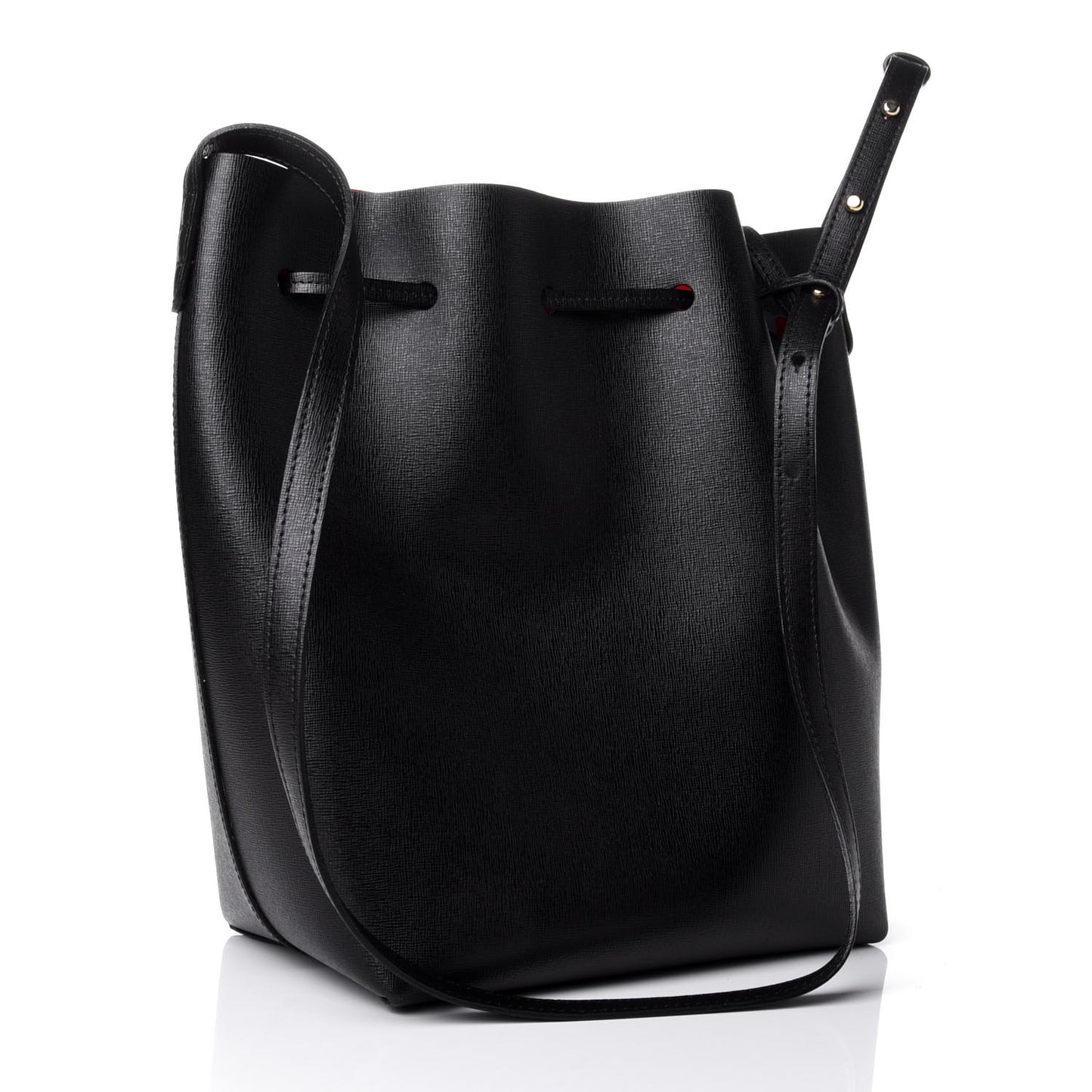 Saffiano Bucket Bag Black Flamma