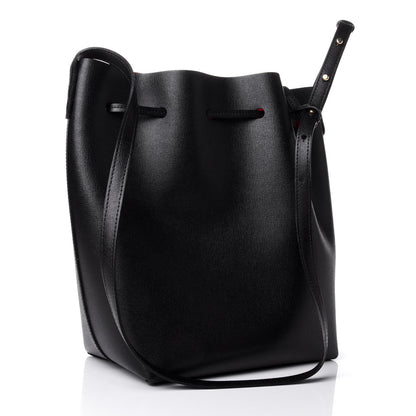 Mansur Gavriel Saffiano Bucket Bag Black Flamma 2 of 5