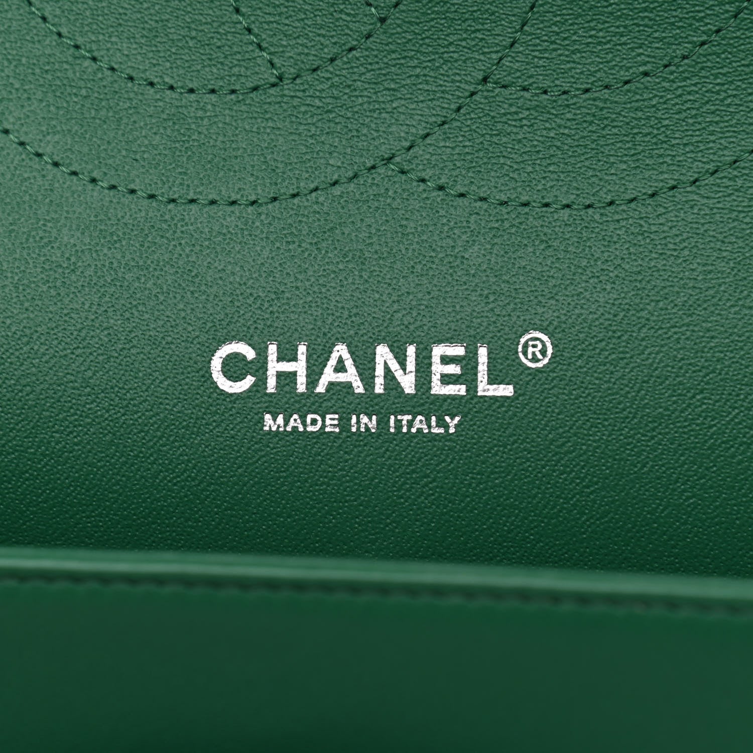 Chanel Lambskin Quilted Jumbo Double Flap Green 6 of 12