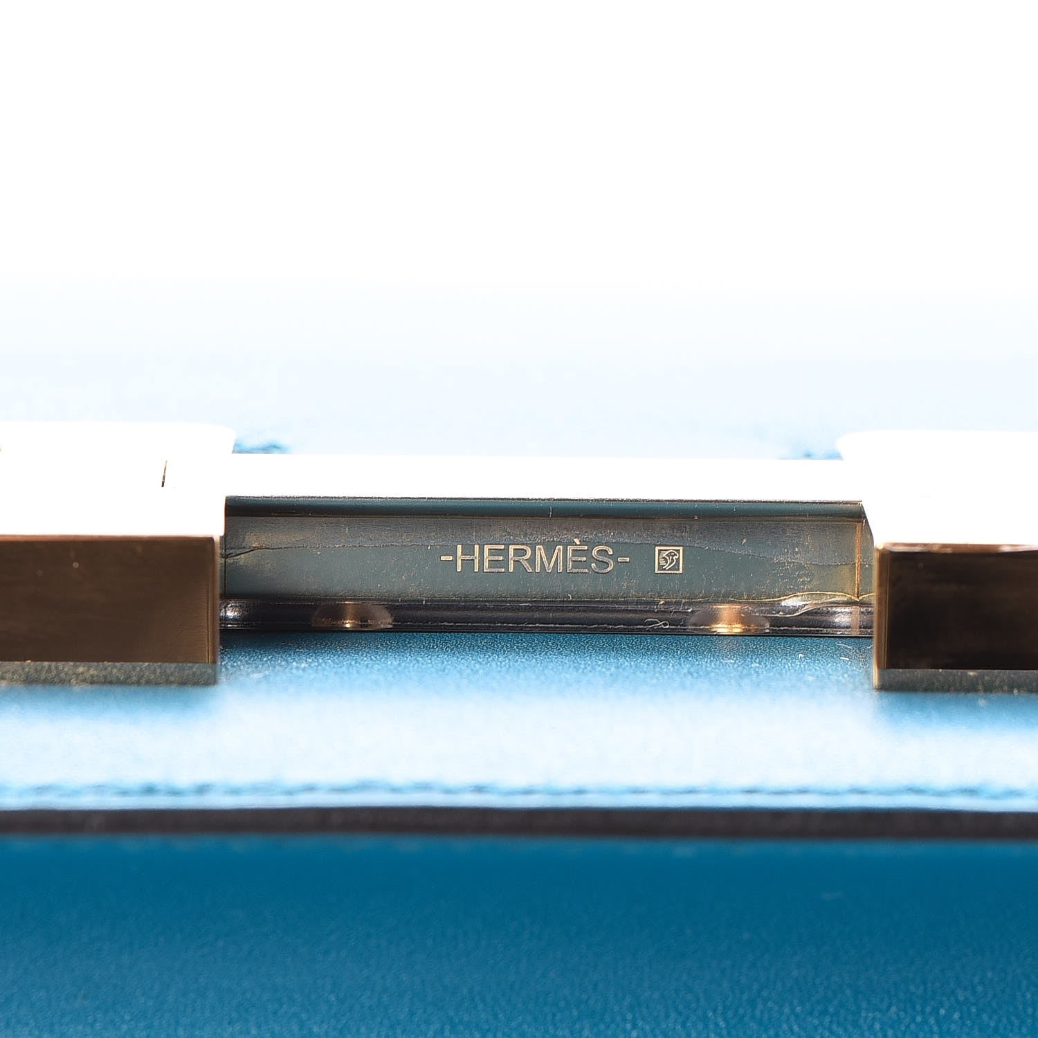 Hermes Tadelakt Constance 18 Bleu Izmir 11 of 17