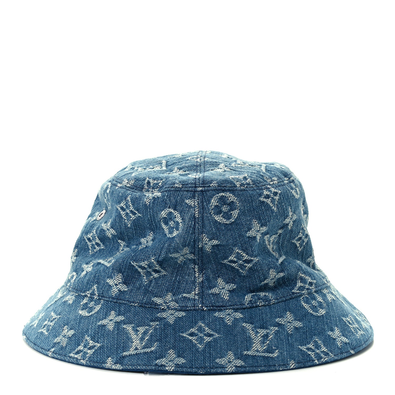 Louis Vuitton Monogram Denim Transformable Bob Bucket Hat 58 Blue 6 of 11