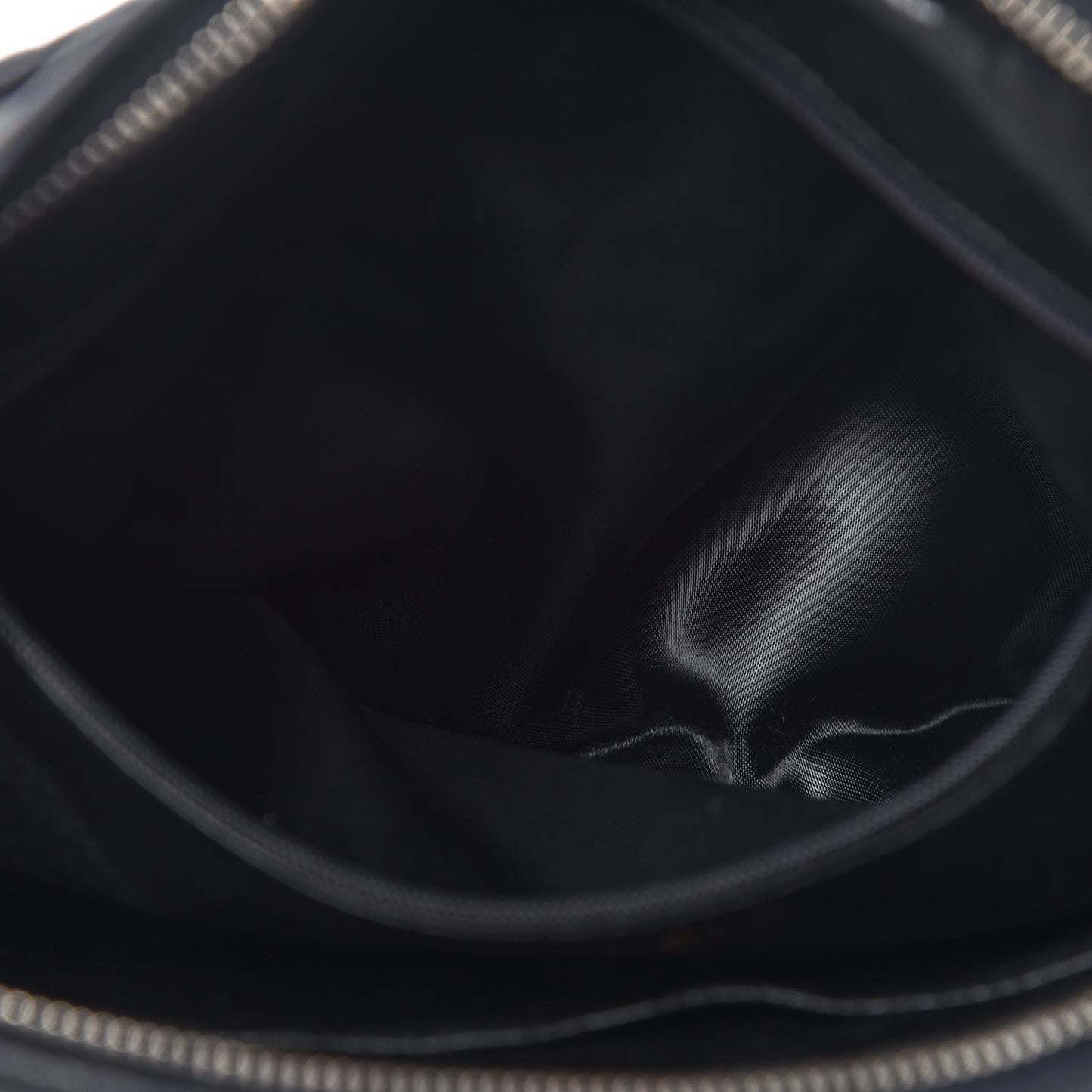 Lambskin Quilted Tassel Flap Camera Case Black