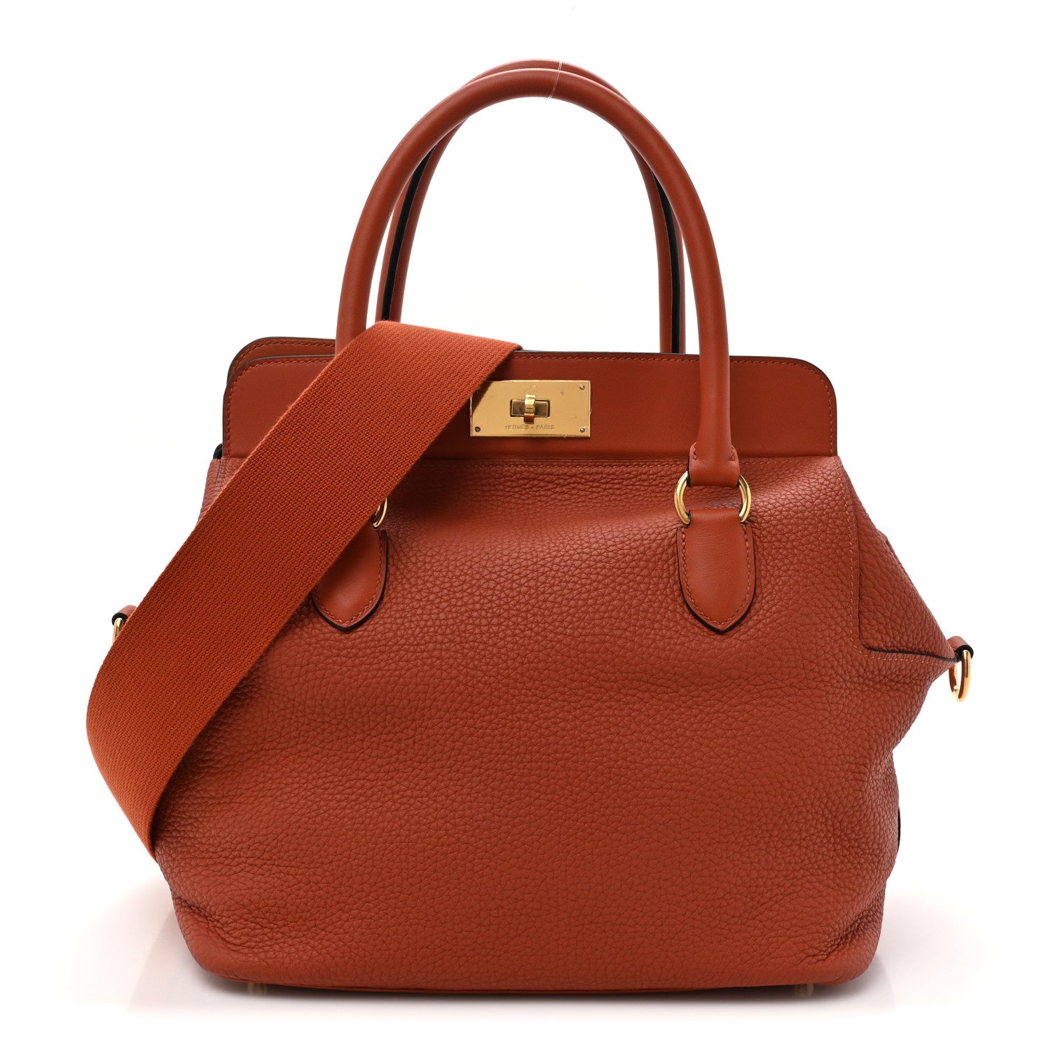 Hermes Taurillon Clemence Swift Toolbox 26 Brique 1 of 13