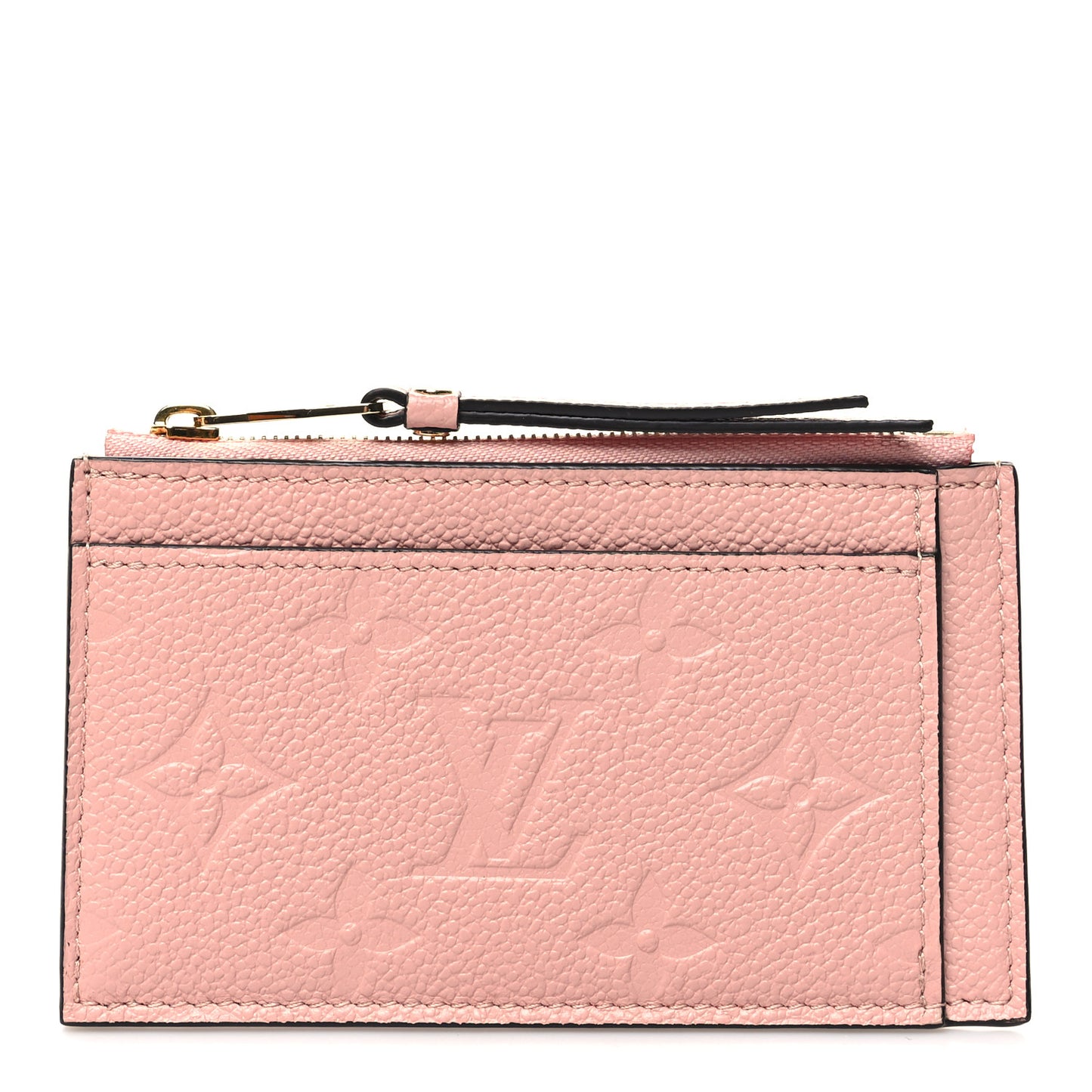 Empreinte Zipper Card Holder Rose Poudre