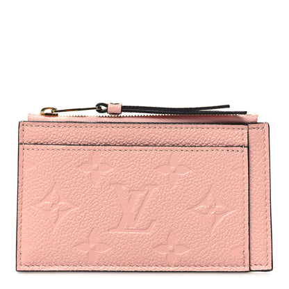 Louis Vuitton Empreinte Zipper Card Holder Rose Poudre 1 of 8